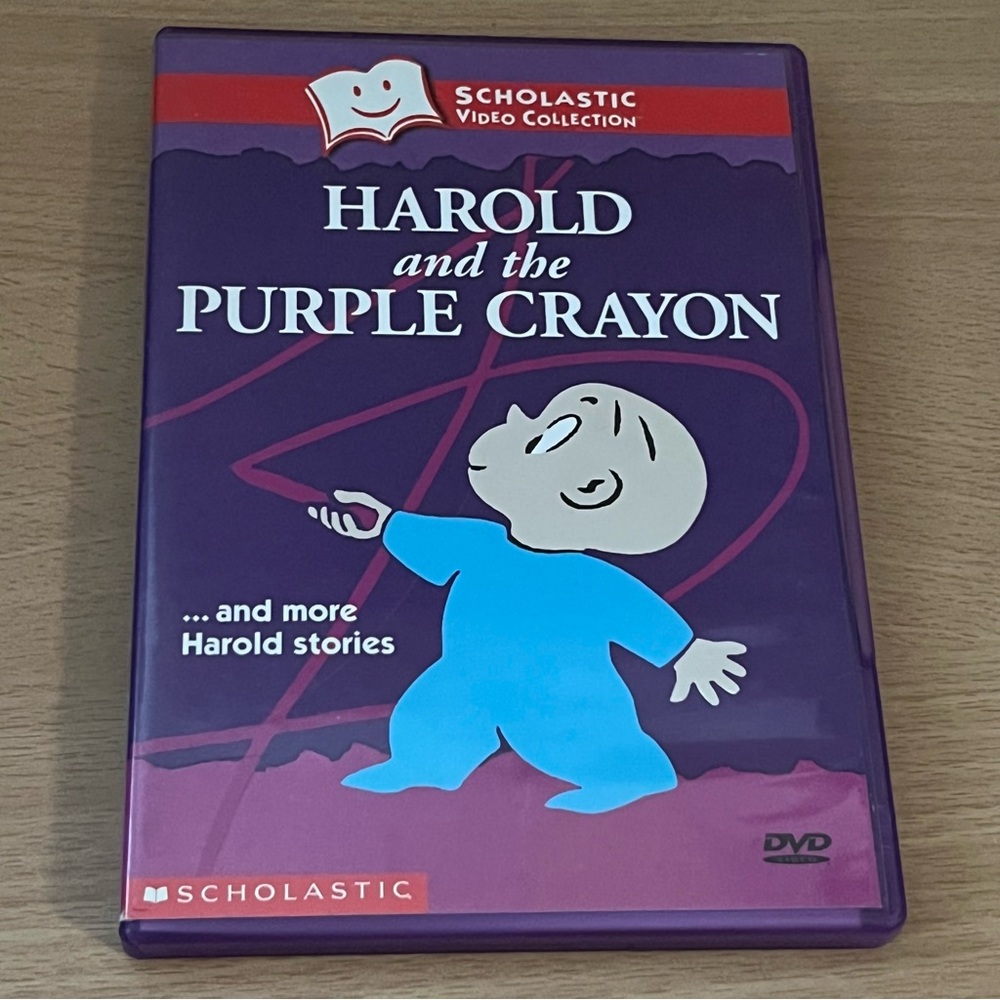 Harold and The Purple Crayon and more Harold stories DVD Scholastic Video Series